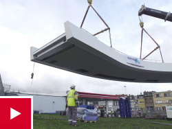 [TIMELAPSE] Plaatsing passerelle Schijnpoort